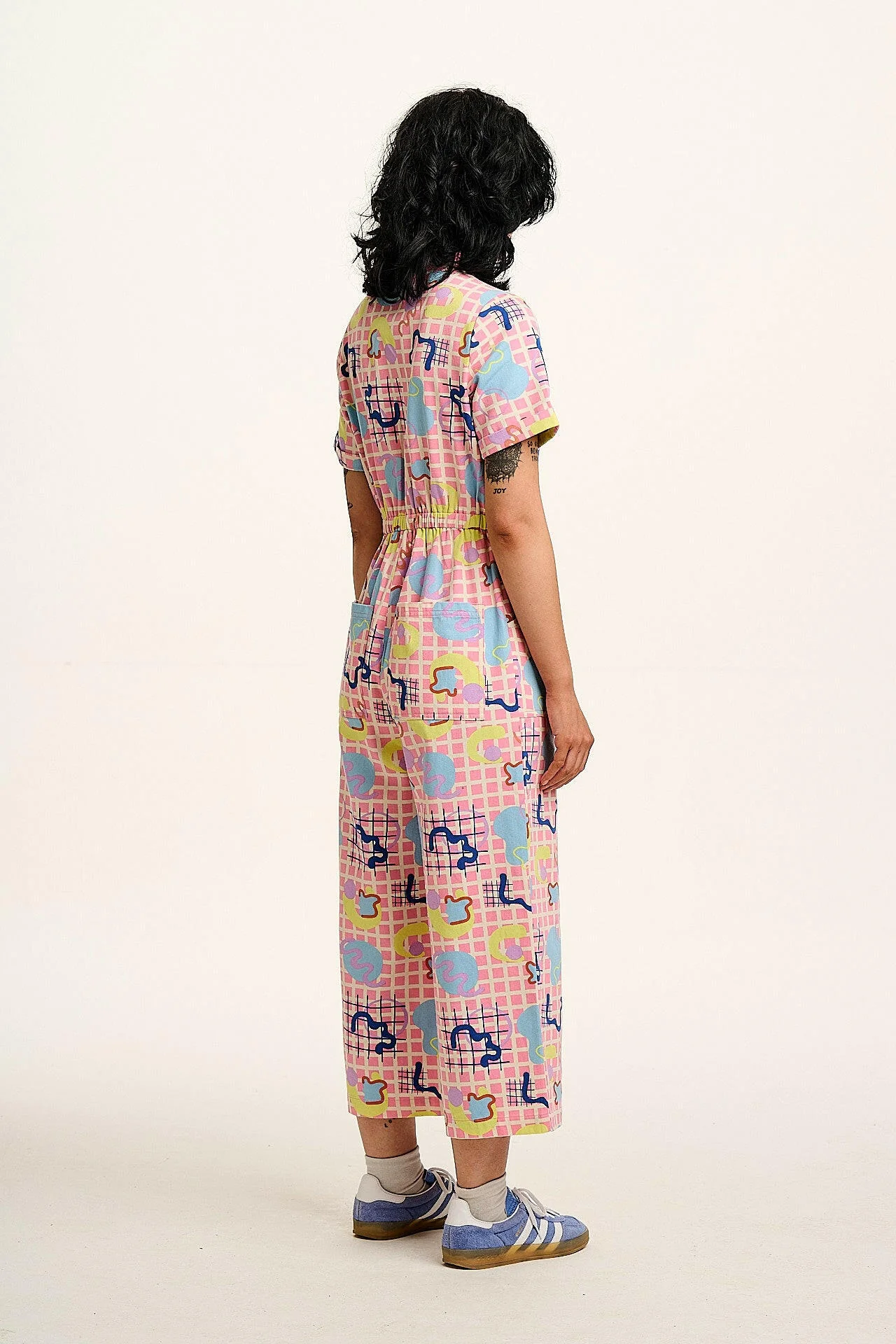 Ragan - Cotton Jumpsuit in Zachary Print
