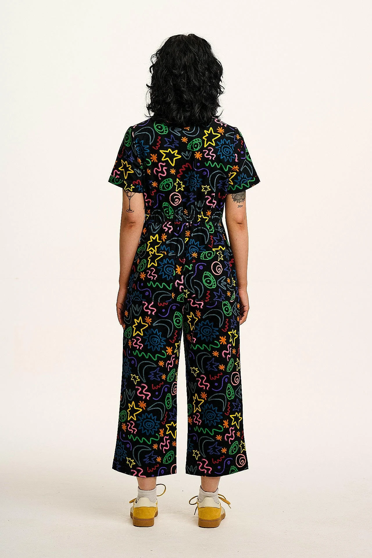 Ragan - Cotton Jumpsuit in Apollo Print