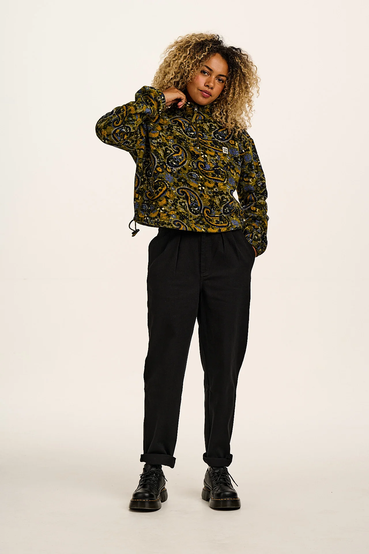 Addison - Cotton Jeans in Black