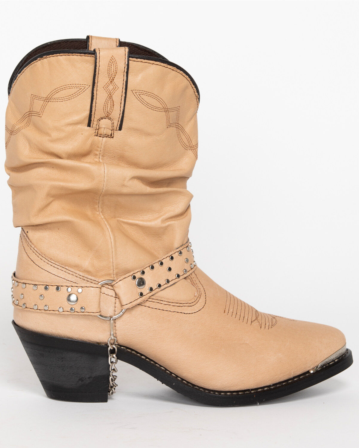 Shyanne Women's Tanya Slouch Harness Fashion Boots - Round Toe