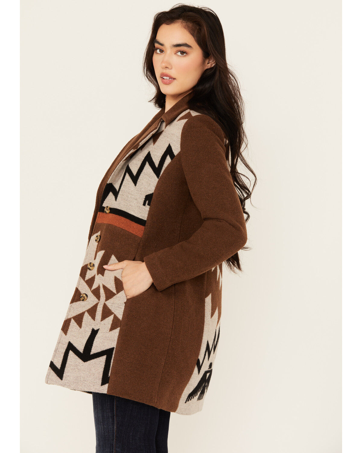 Idyllwind Women's Winton Southwestern Print Button-Down Coat