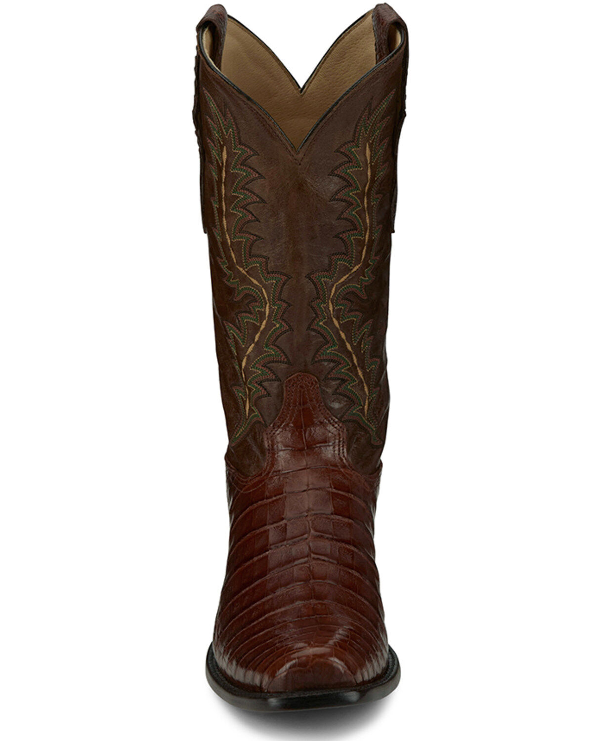 Tony Lama Men's Chasi Exotic Caiman Western Boots - Broad Square Toe