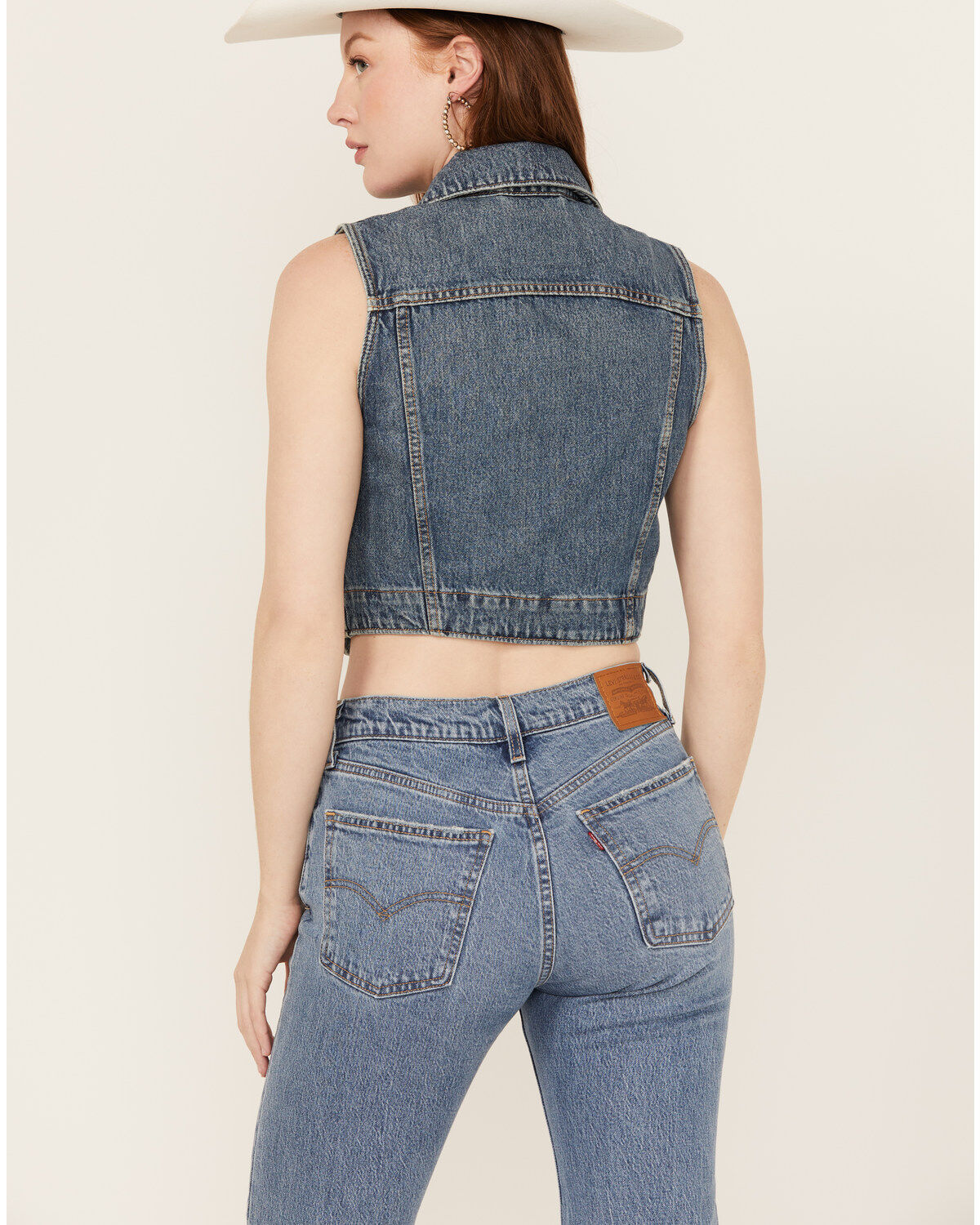 Levi's Women's Utility Trucker Denim Vest