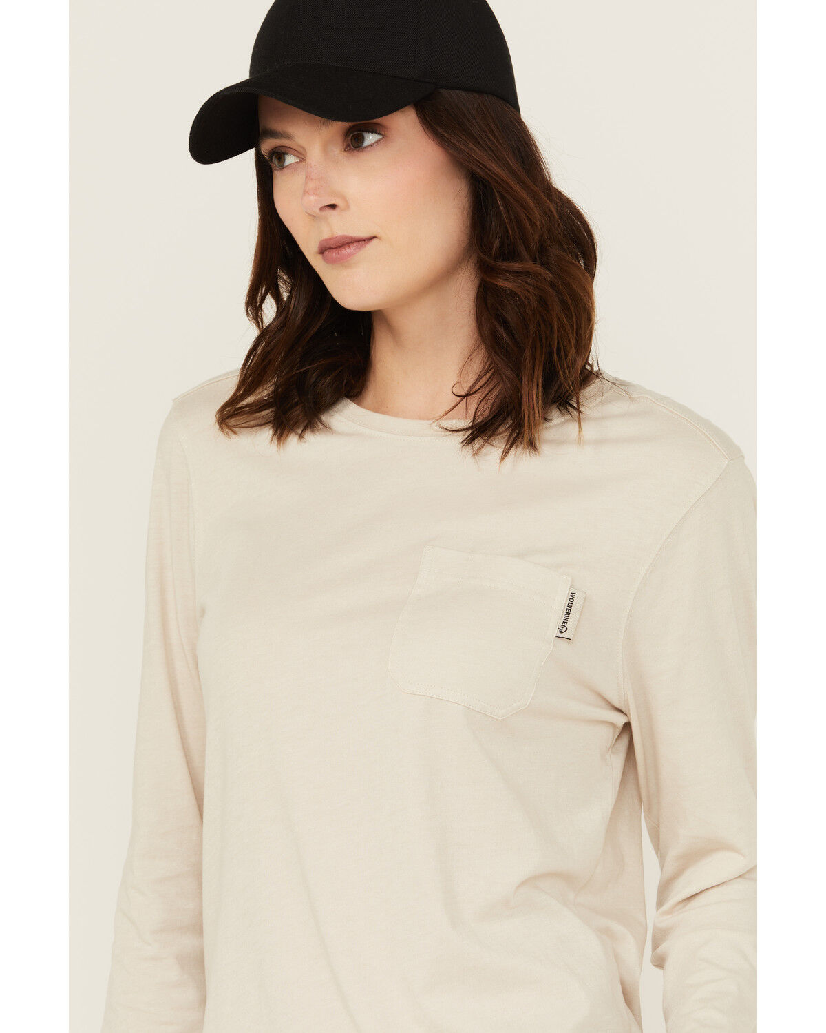 Wolverine Women's Classic Long Sleeve Pocket Work Tee