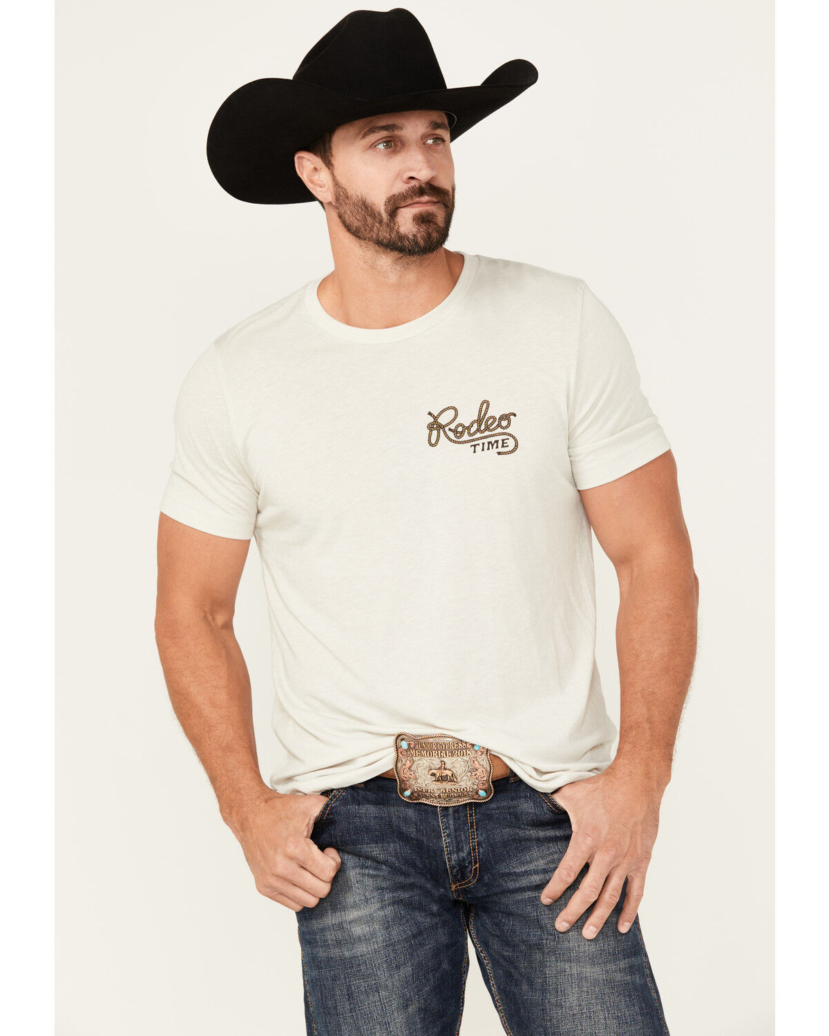 Rodeo Time Men's Rope Short Sleeve Graphic T-Shirt