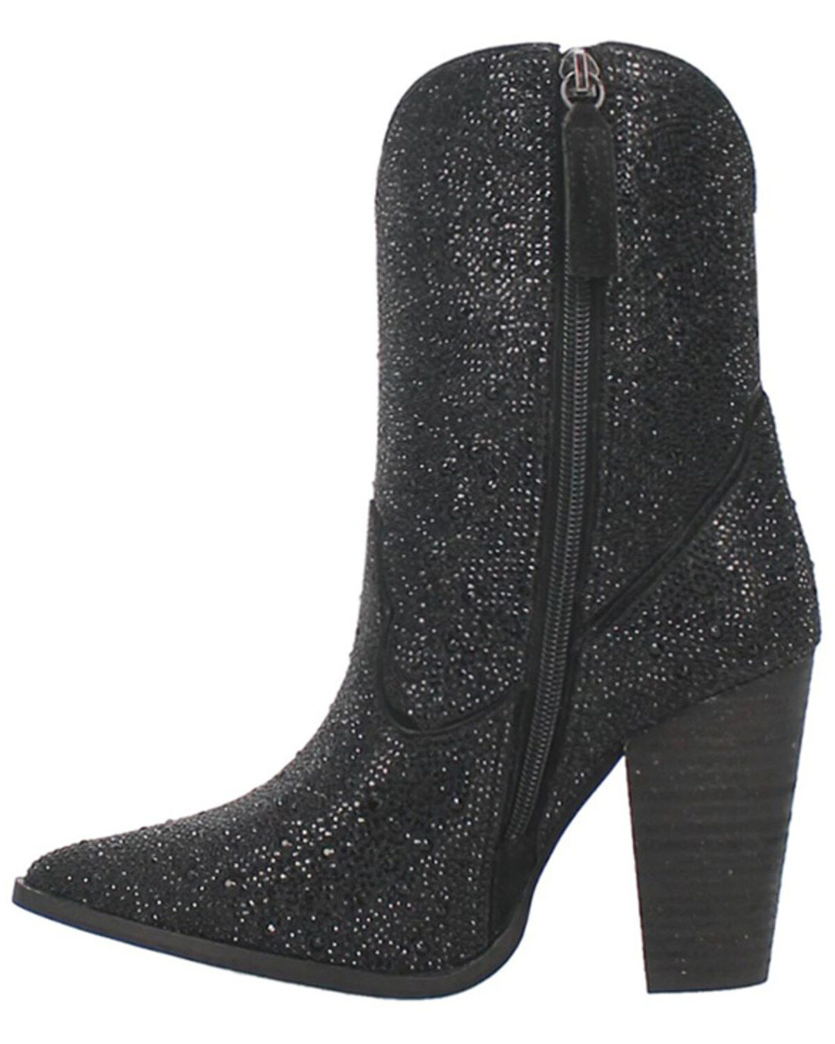 Dingo Women's Neon Moon Rhinestone Booties - Round Toe