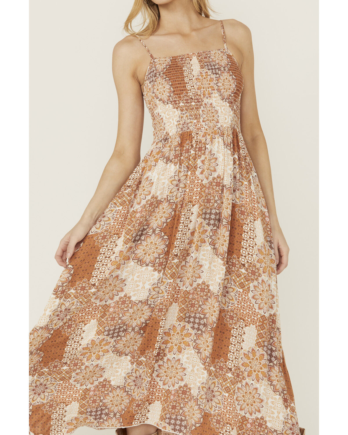 Wild Moss Women's Printed Midi Dress