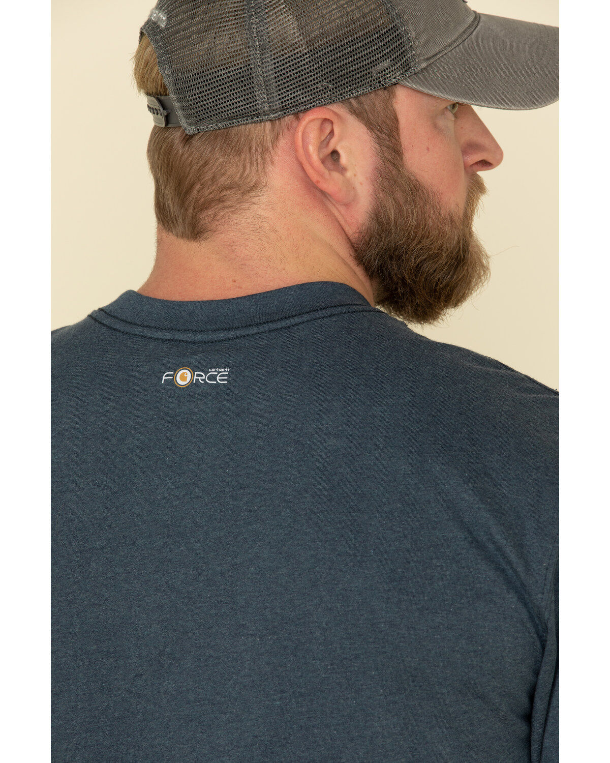 Carhartt Men's M-FR Midweight Signature Logo Long Sleeve Work Shirt - Tall