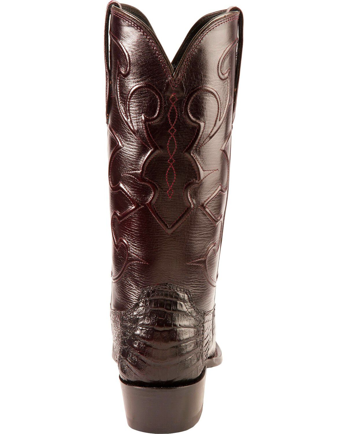 Lucchese Men's Charles Crocodile Belly Cowboy Boots - Round Toe