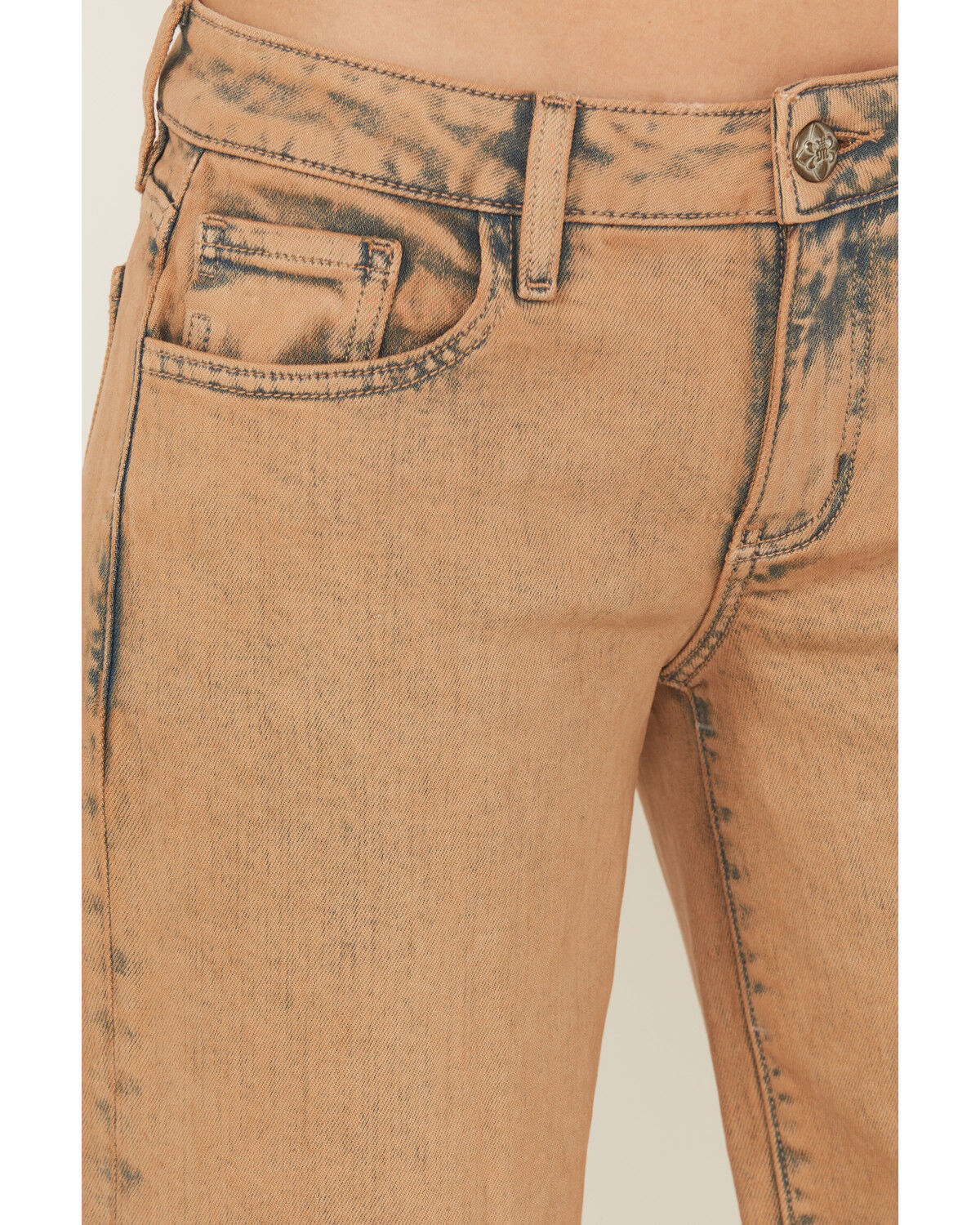 Miss Me Women's Mid Rise Wide Leg Stretch Denim Jeans