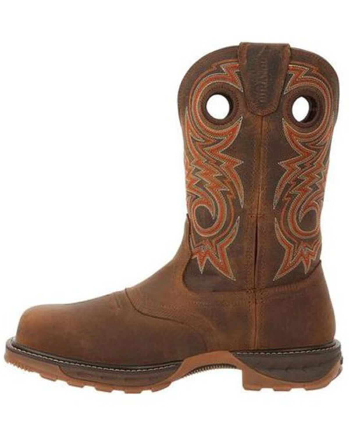 Durango Men's Saddle Waterproof Western Work Boots - Composite Toe
