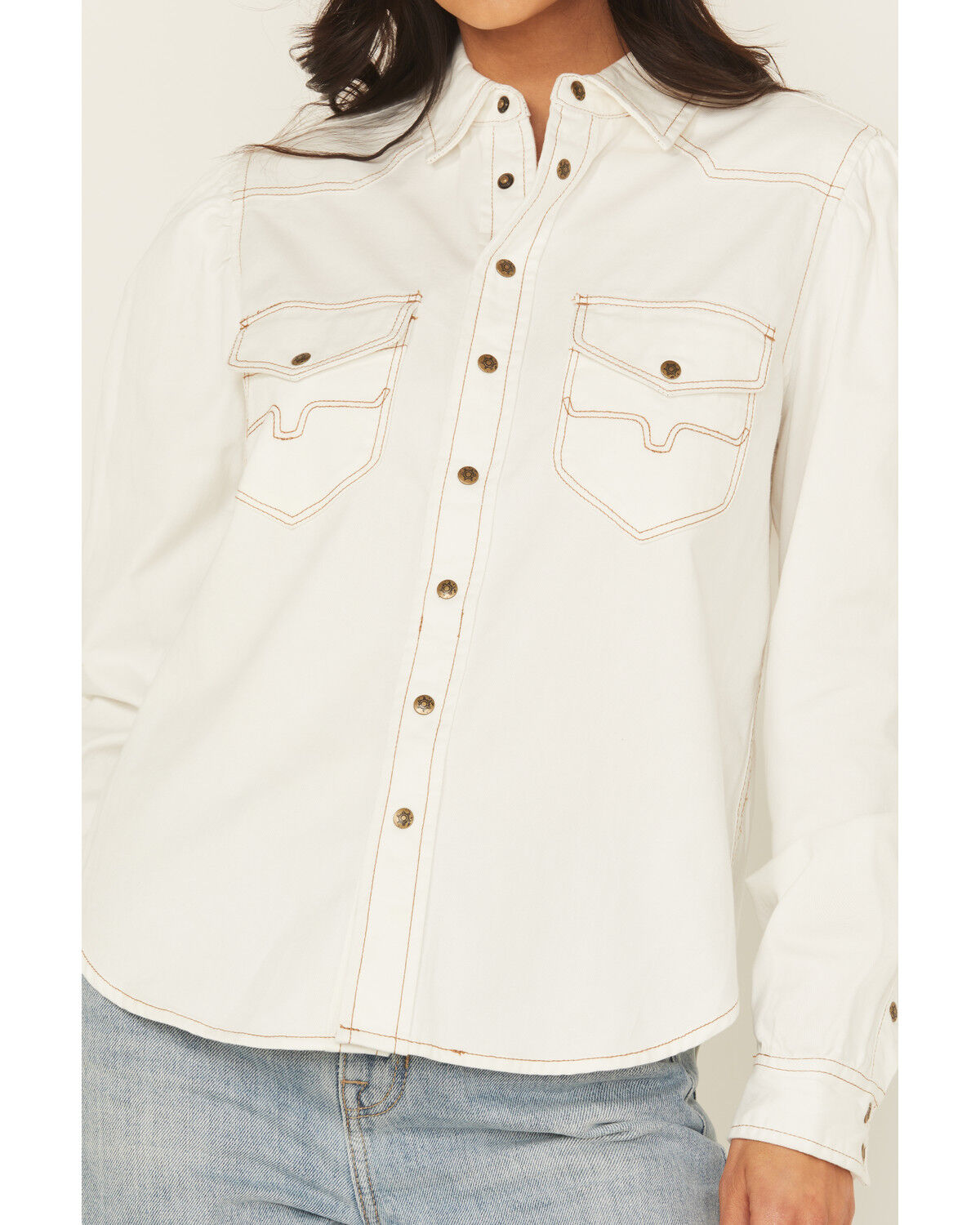 Kimes Ranch Women's Jane Long Sleeve Snap Cropped Western Shirt