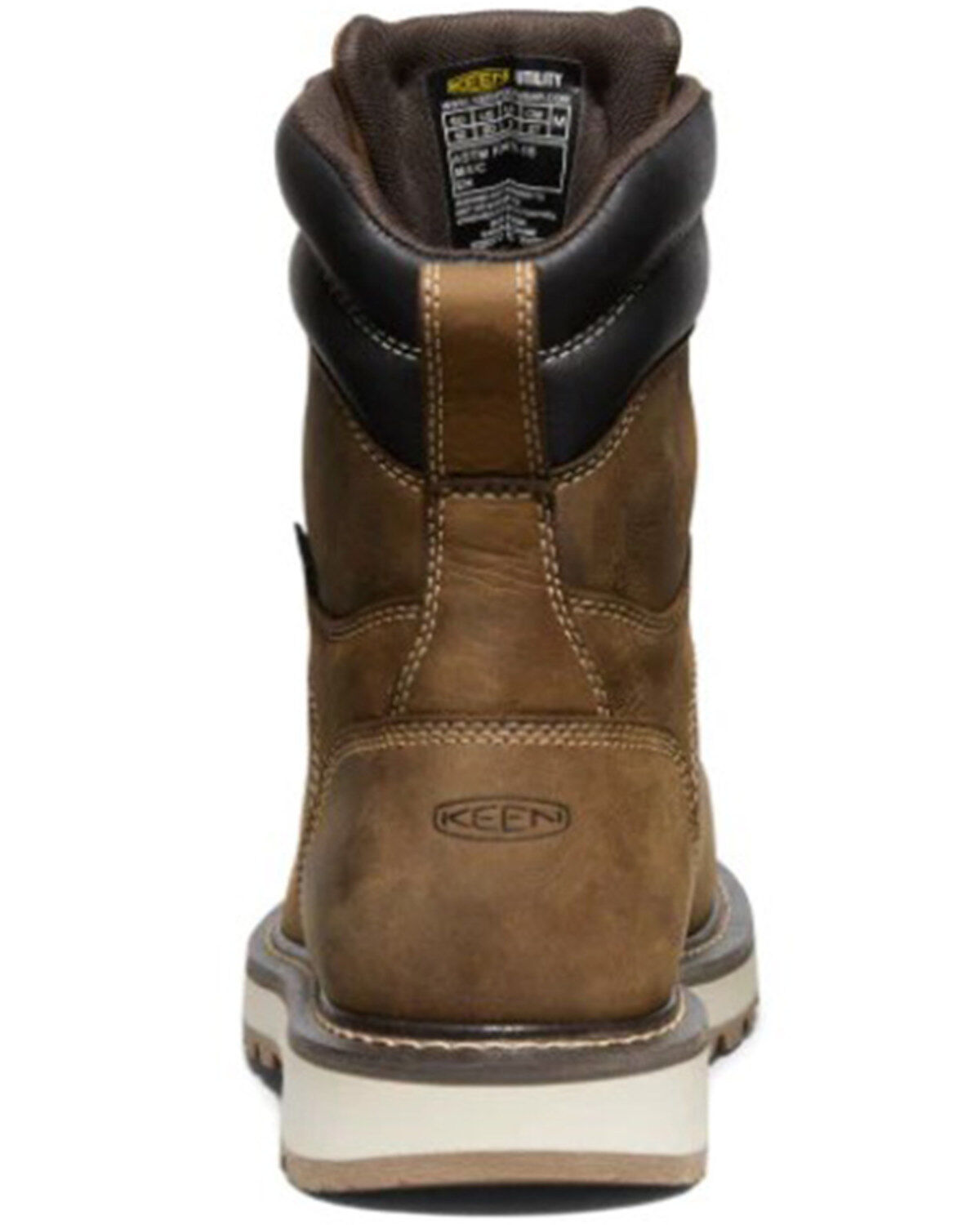 Keen Men's 8" Cincinnati Waterproof Lace-Up Work Boots - Carbon Fiber Toe