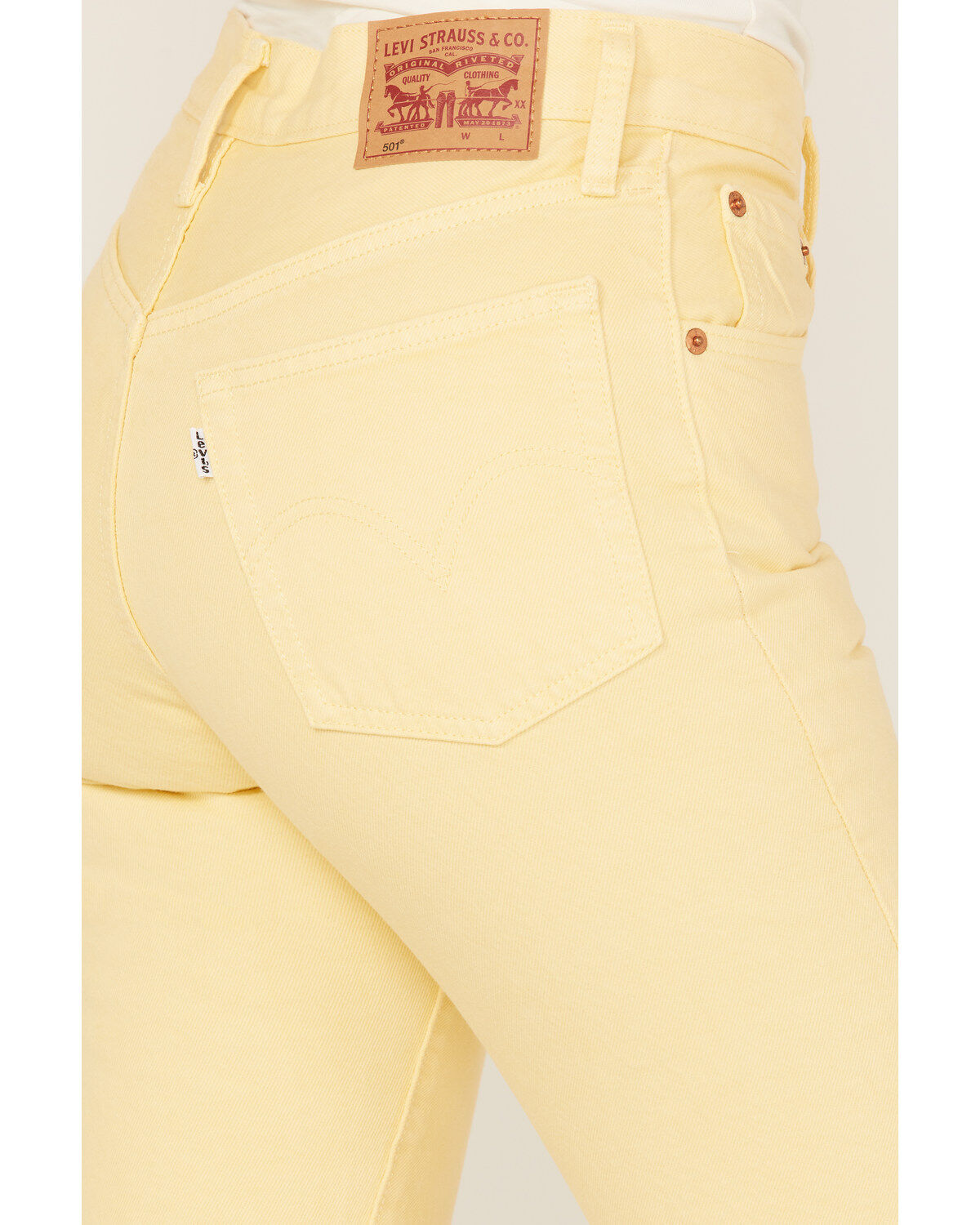 Levi's Women's 501 High Rise Straight Cropped Jeans