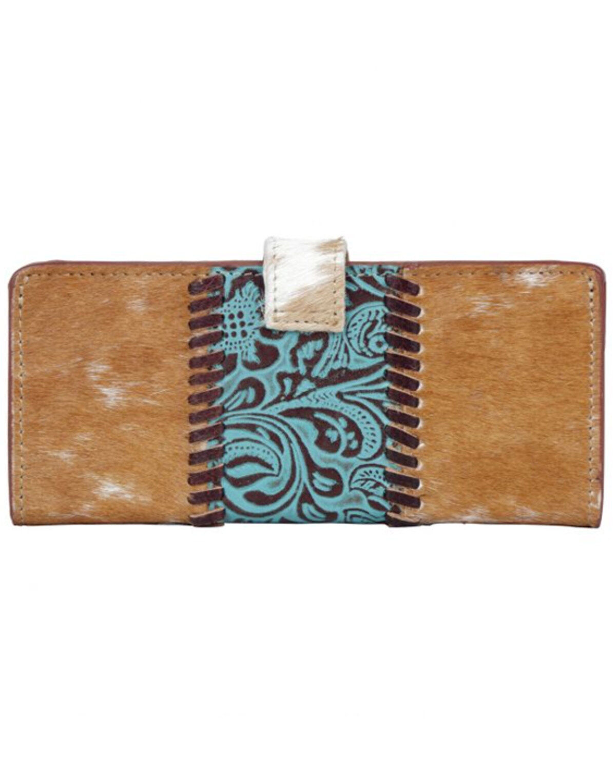 Myra Bag Women's Bleu Hair-On Wallet