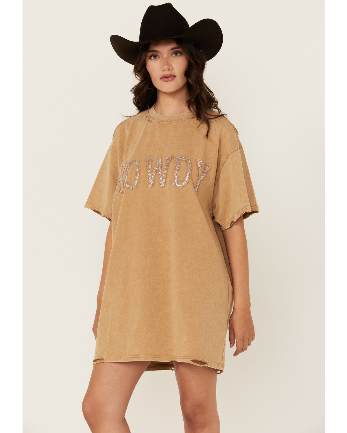 Blue B Women's Howdy Short Sleeve Mini T-Shirt Dress