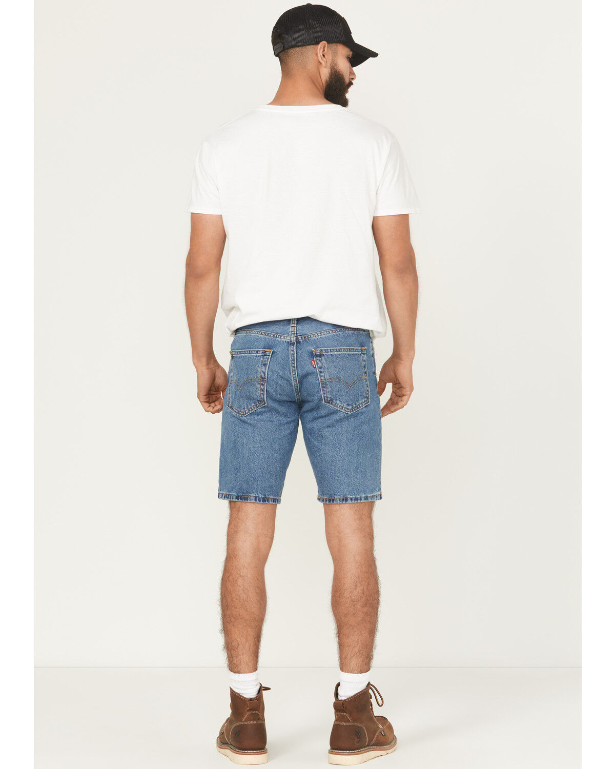 Levi's Men's 405 Standard 10" Medium Wash Standard Rigid Shorts