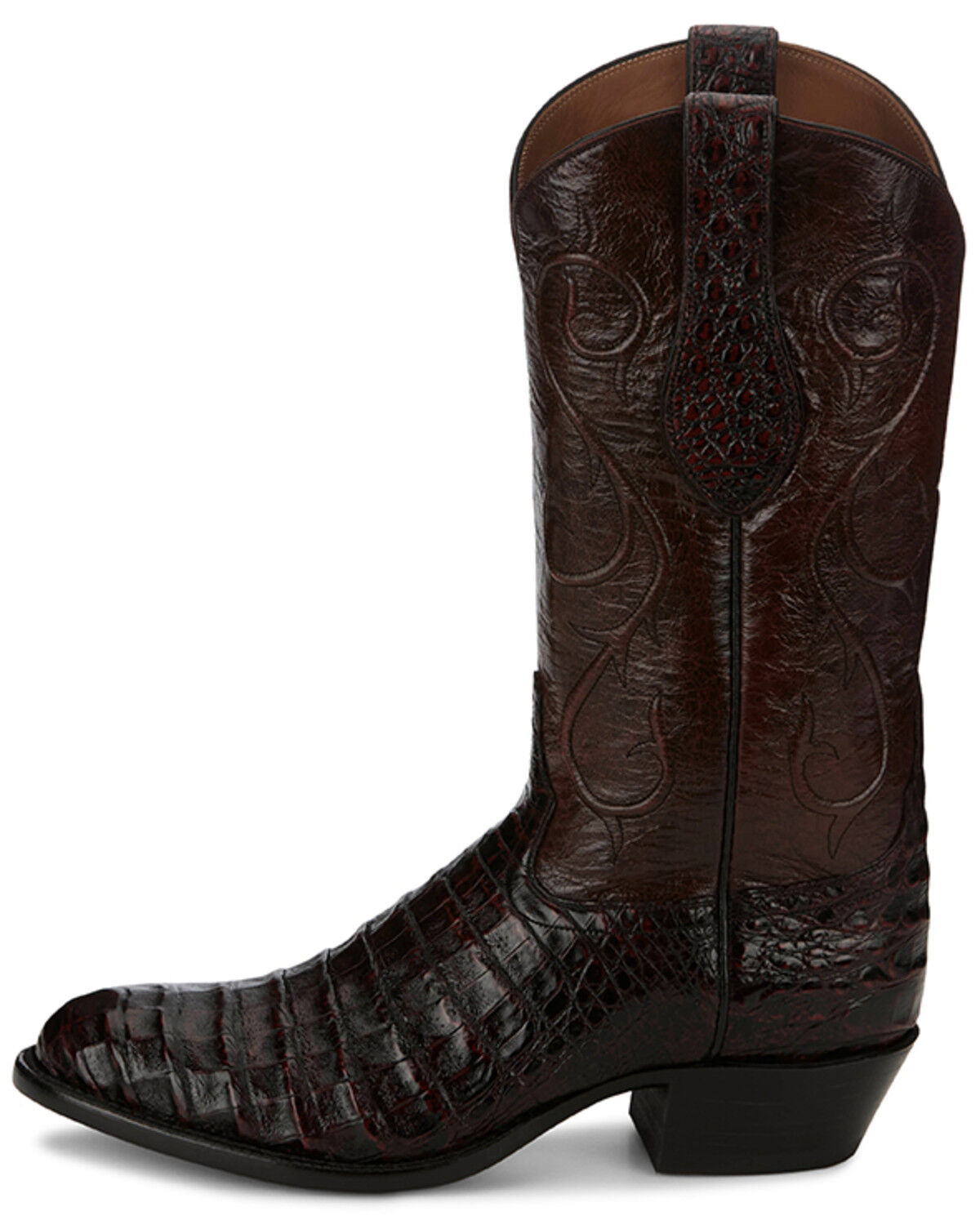Tony Lama Men's Exotic Caiman Western Boots - Round Toe