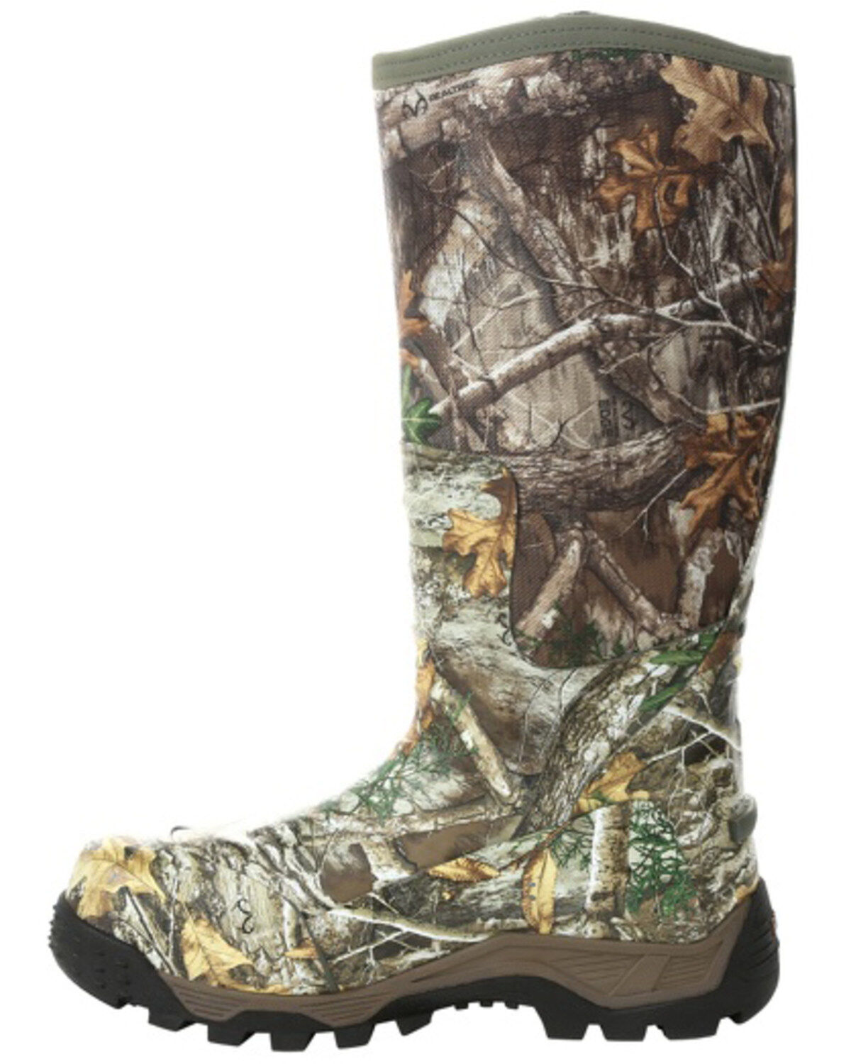 Rocky Men's Camo Rubber Snake Boots - Round Toe