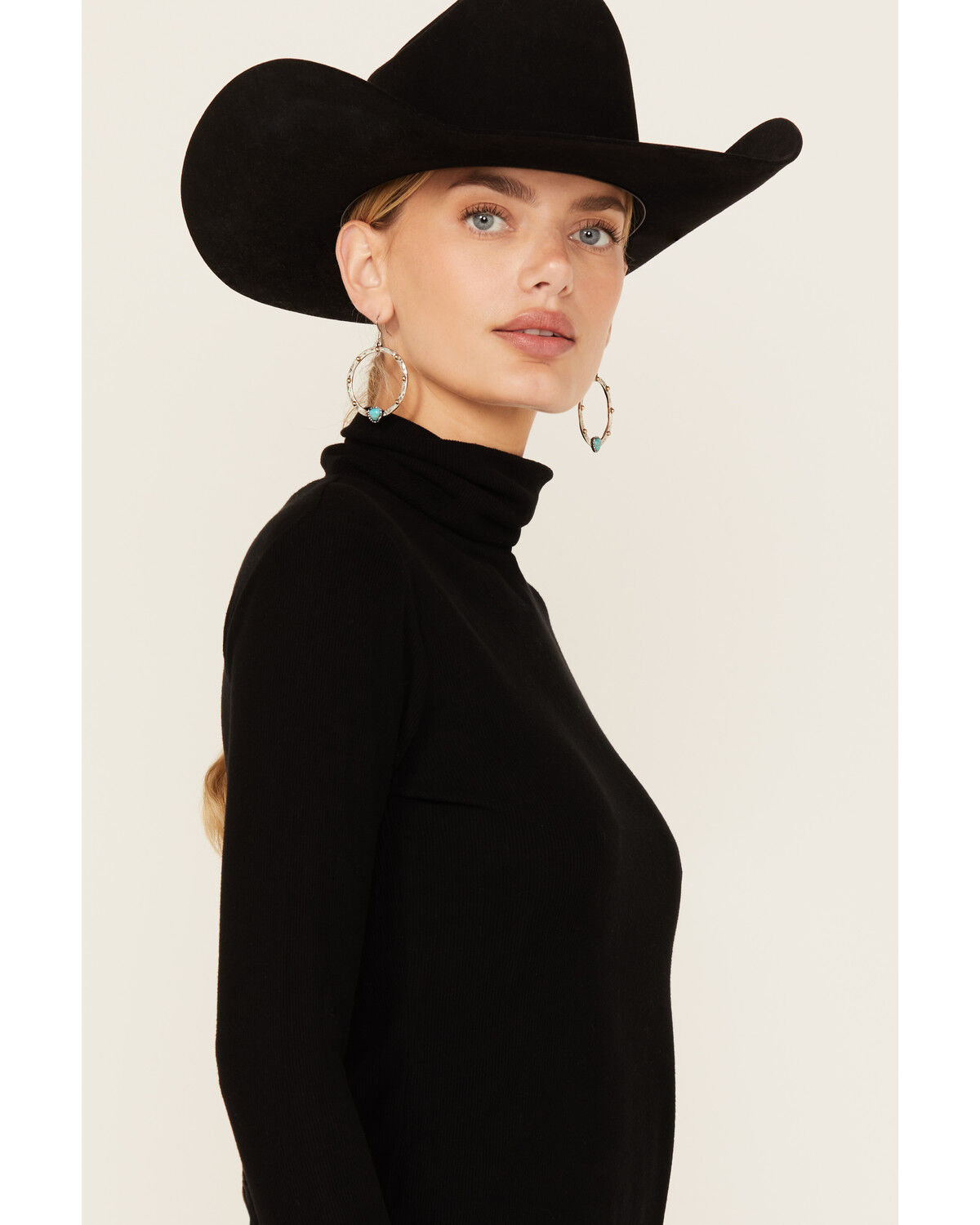 Miss Me Women's Lightweight Layering Turtleneck Shirt