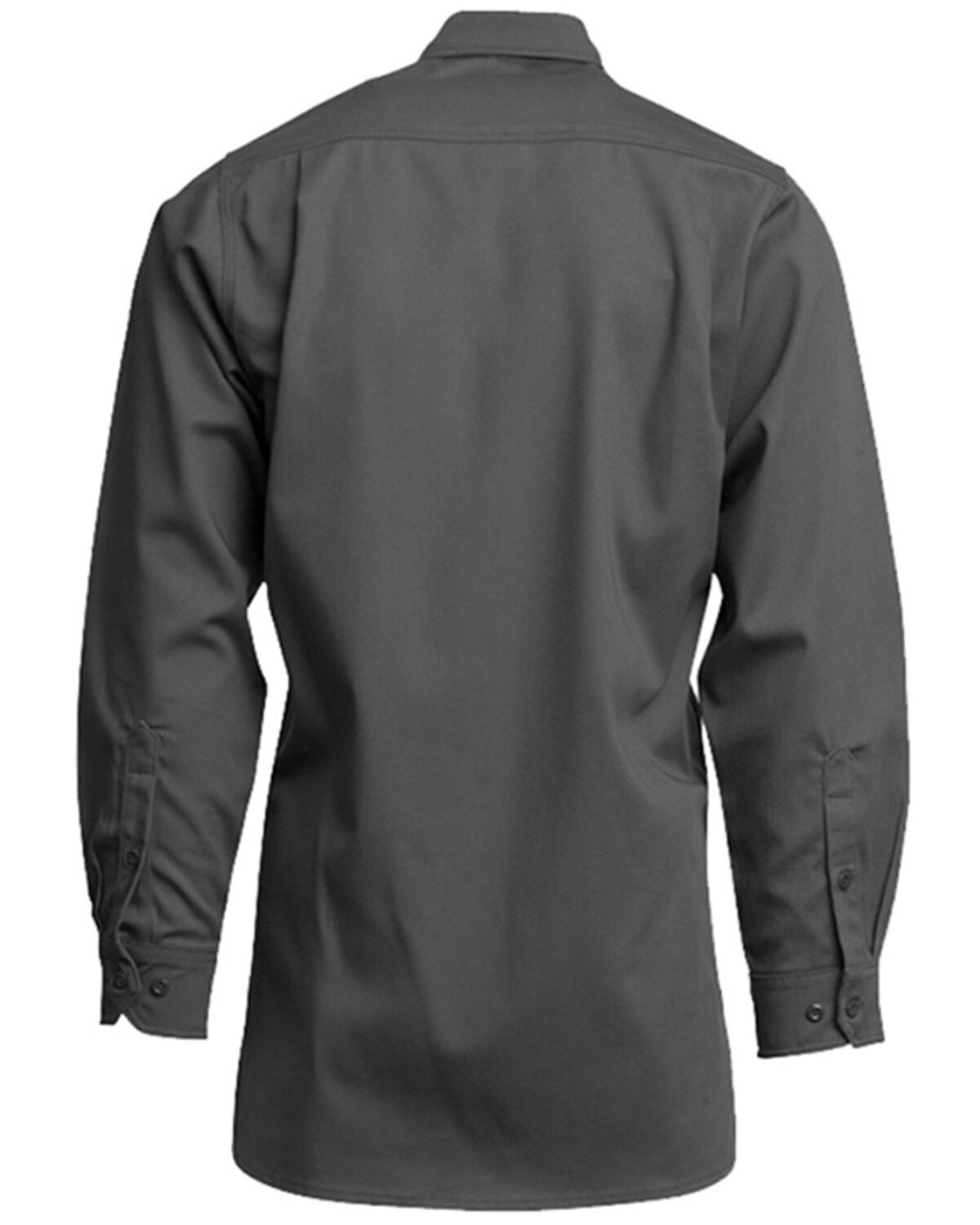 Lapco Men's FR Solid Long Sleeve Button-Down Western Work Shirt - Big & Tall