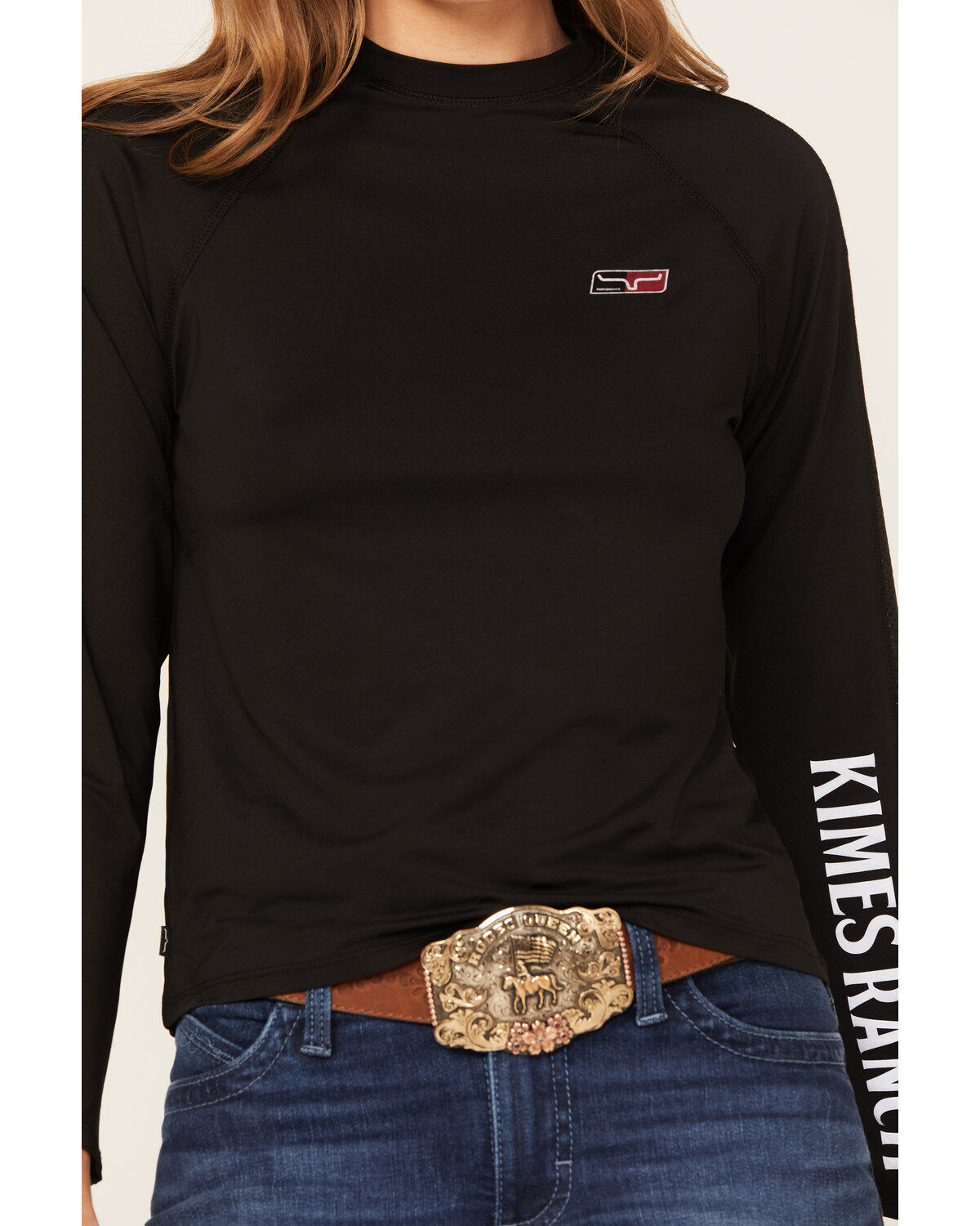 Kimes Ranch Women's KR1 Tech Logo Long Sleeve Tee