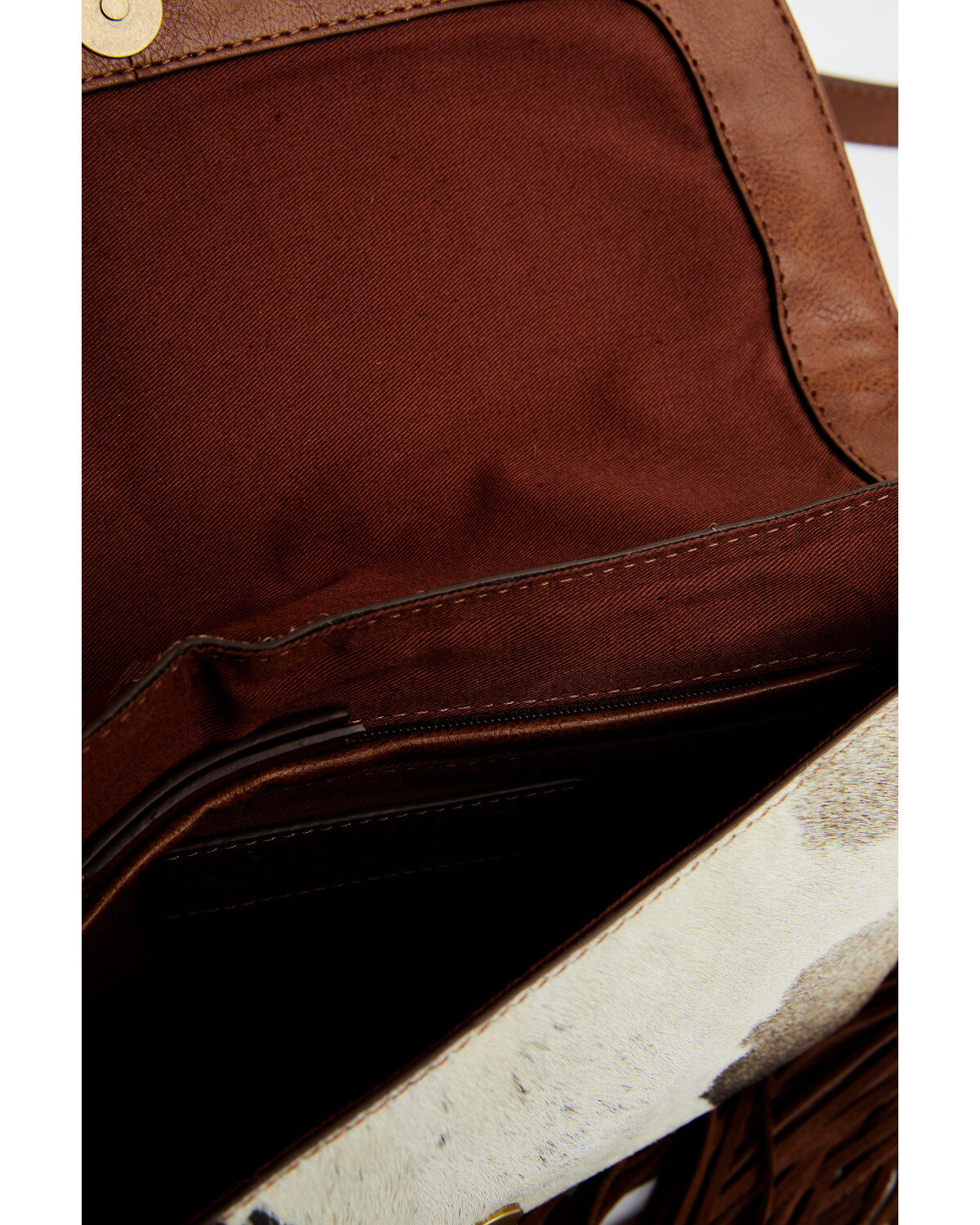 Shyanne Women's Hair On Tooled Crossbody Bag