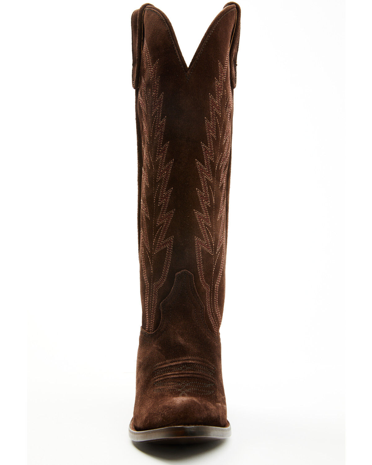 Macie Bean Women's Life's Like A Box Of Chocolates Suede Tall Western Boots - Round Toe