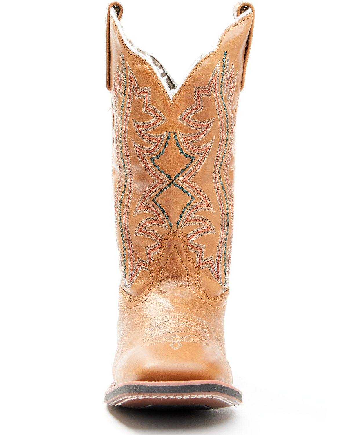 Laredo Women's Lad Tan Western Boots - Broad Square Toe