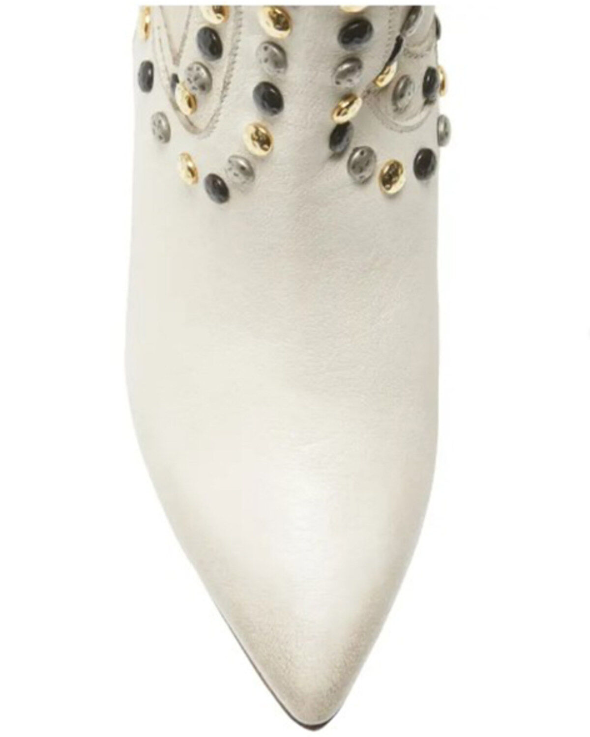 Free People Women's Dakota Heel Studded Western Boots - Round Toe