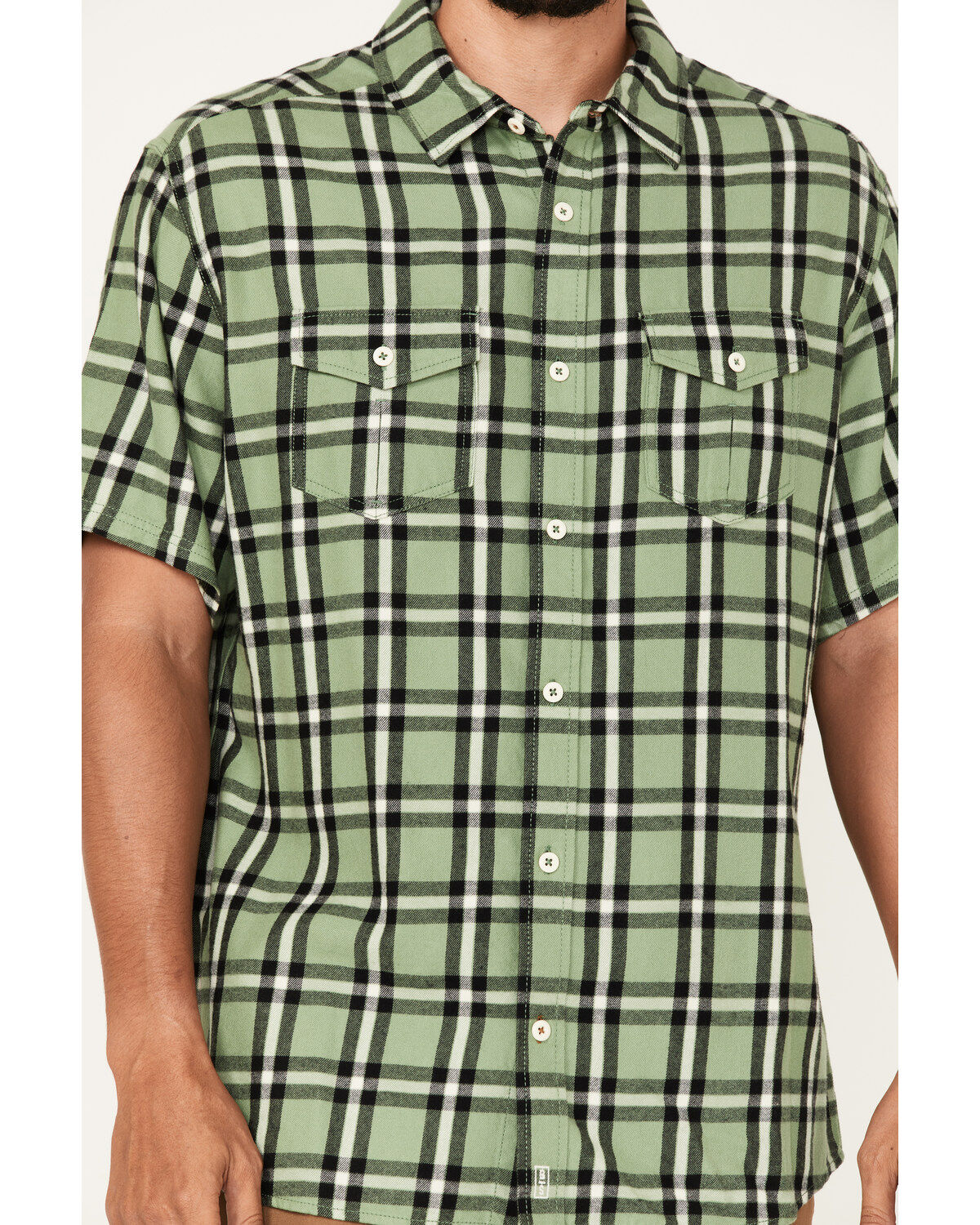 Brothers and Sons Men's Casual Plaid Short Sleeve Button Down Western Shirt