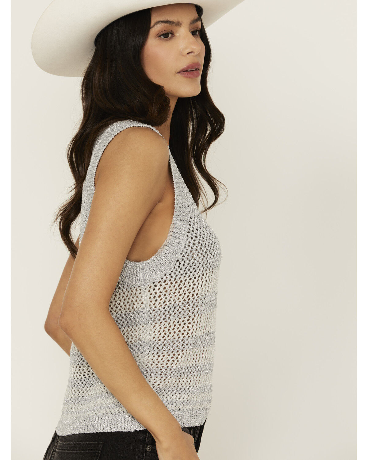 Sadie & Sage Women's Striped Sweater Tank