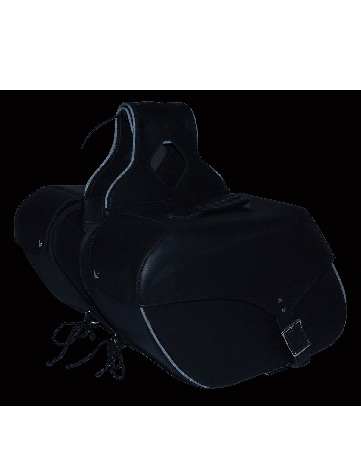 Milwaukee Leather Large Zip-Off Single Strap Throw Over Saddle Bag