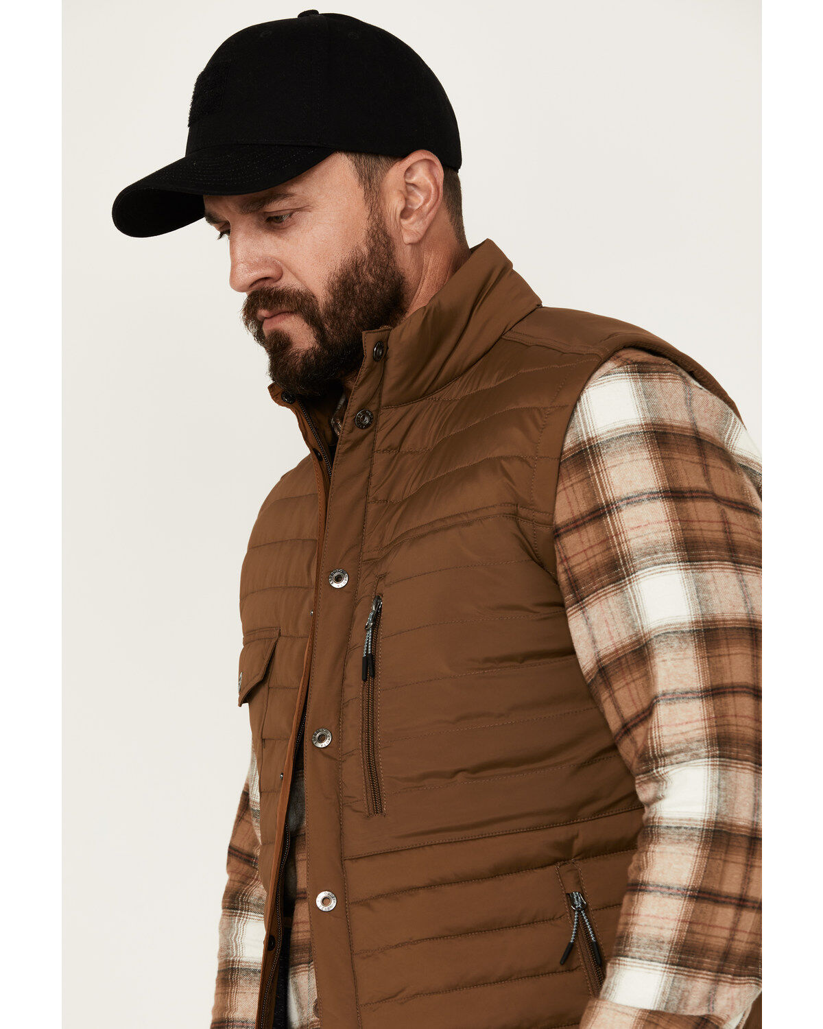 Dakota Grizzly Men's Bryce Quilted Insulated Fleece Lined Vest