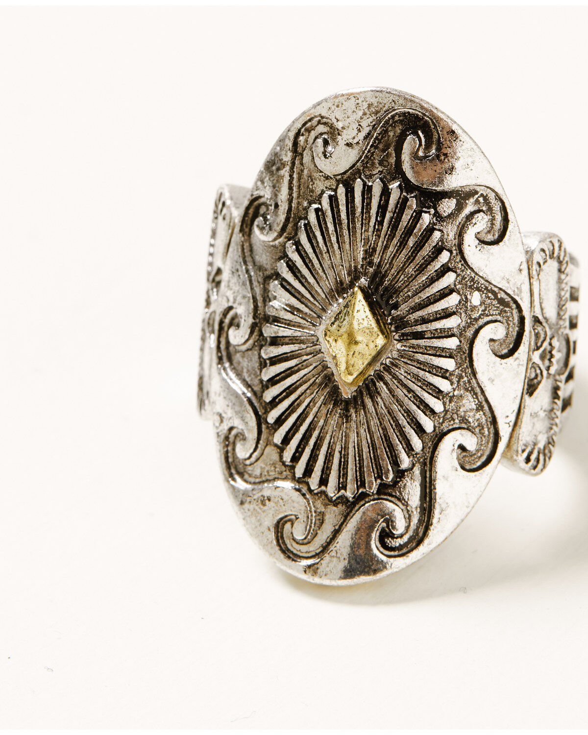 Shyanne Women's Cactus Rose Longhorn 5-Piece Ring Set