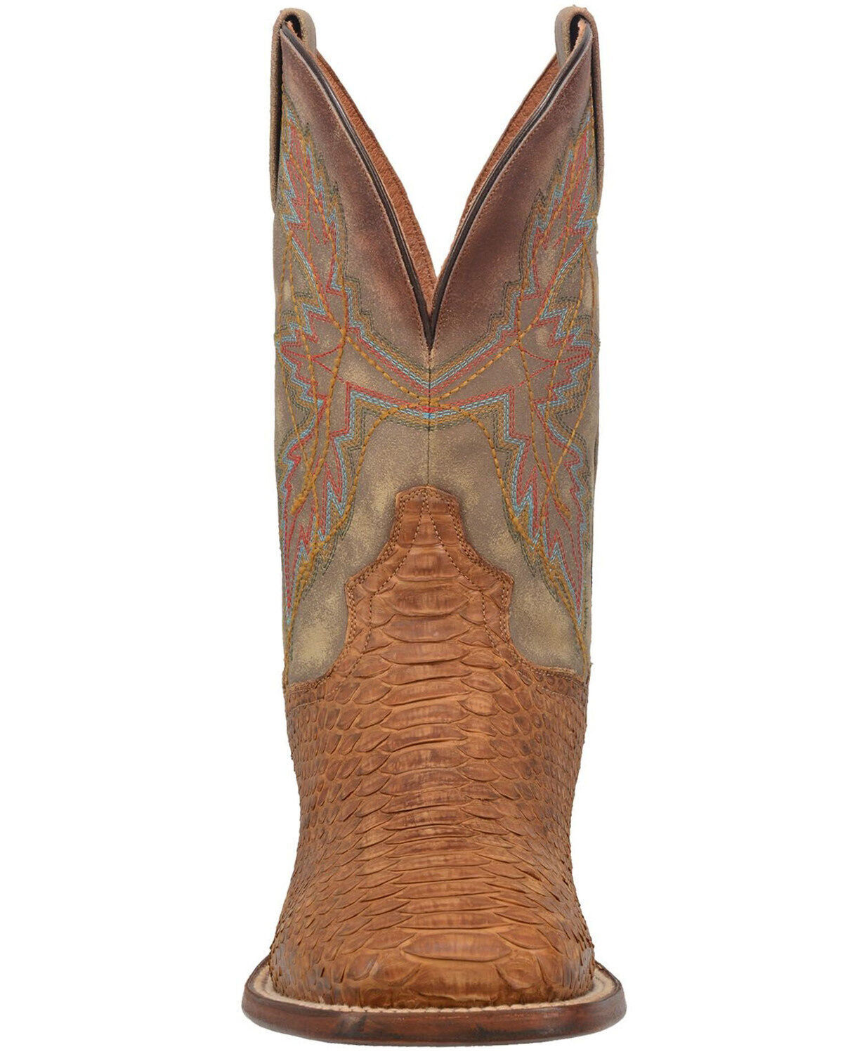 Dan Post Men's Dry Gulch Python Exotic Boots - Broad Square Toe