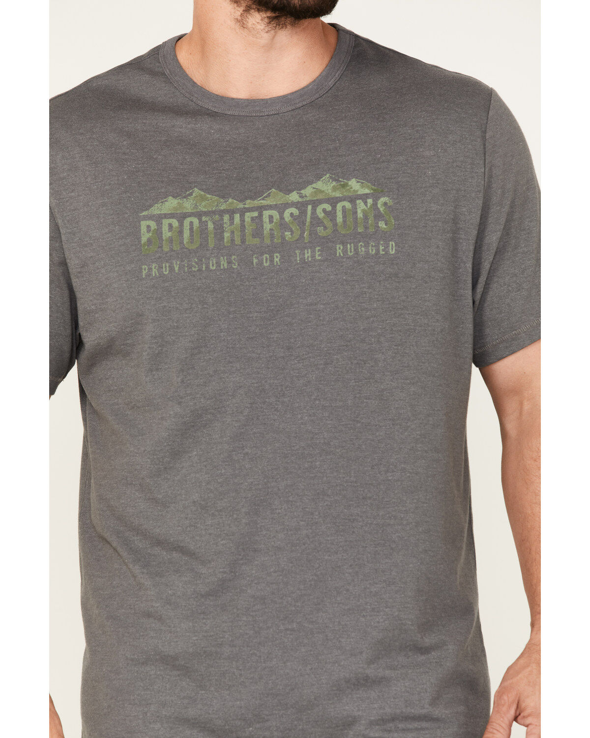 Brothers and Sons Men's Mountains Graphic Short Sleeve T-Shirt