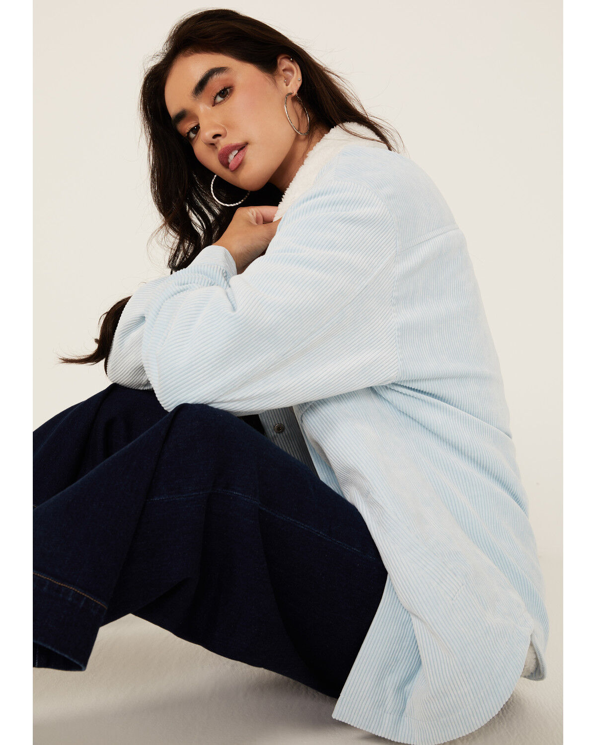 Ashley Women's Corduroy Sherpa Jacket