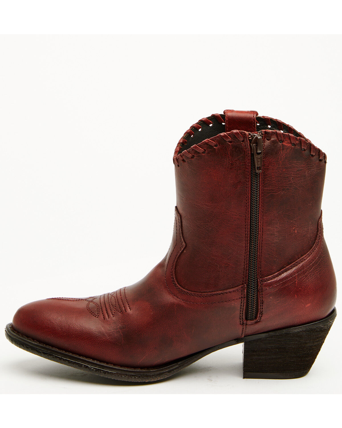 Shyanne Women's Sawyer Omaha Goat Western Fashion Booties - Round Toe