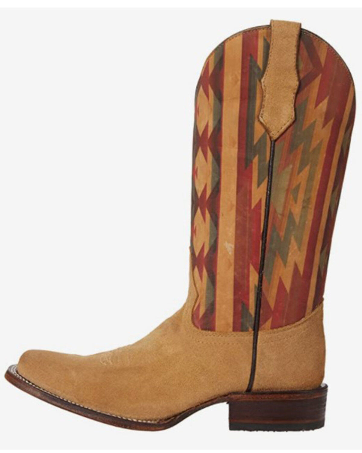 Circle G Women's Straw Embroidery Western Boots - Square Toe