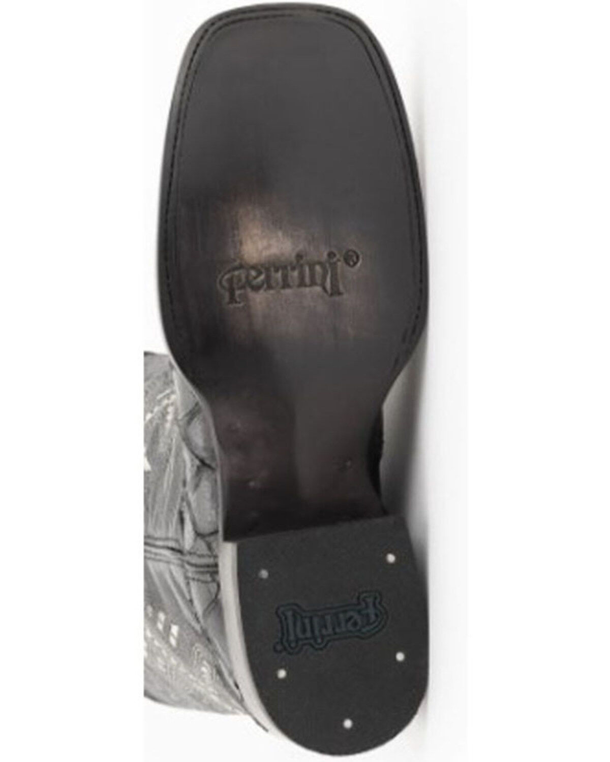 Ferrini Men's Bronco Pirarucu Print Western Boots - Stockman Square Toe