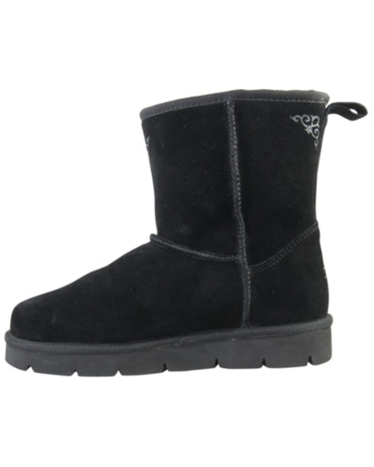 Superlamb Women's Argali 7.5" Suede Leather Pull On Casual Boots - Round Toe