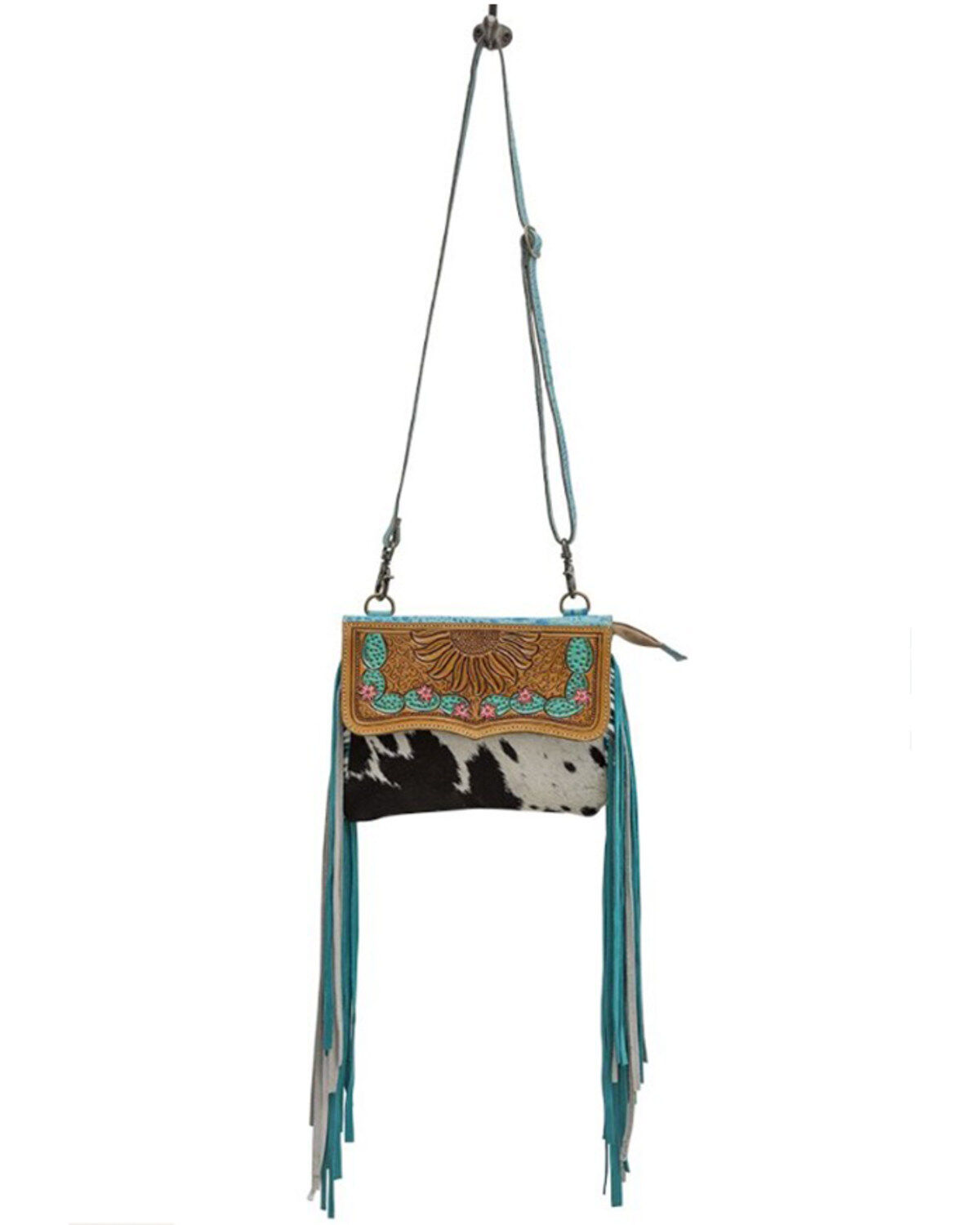 Myra Bag Women's Leivitate Hand-Tooled Crossbody Bag