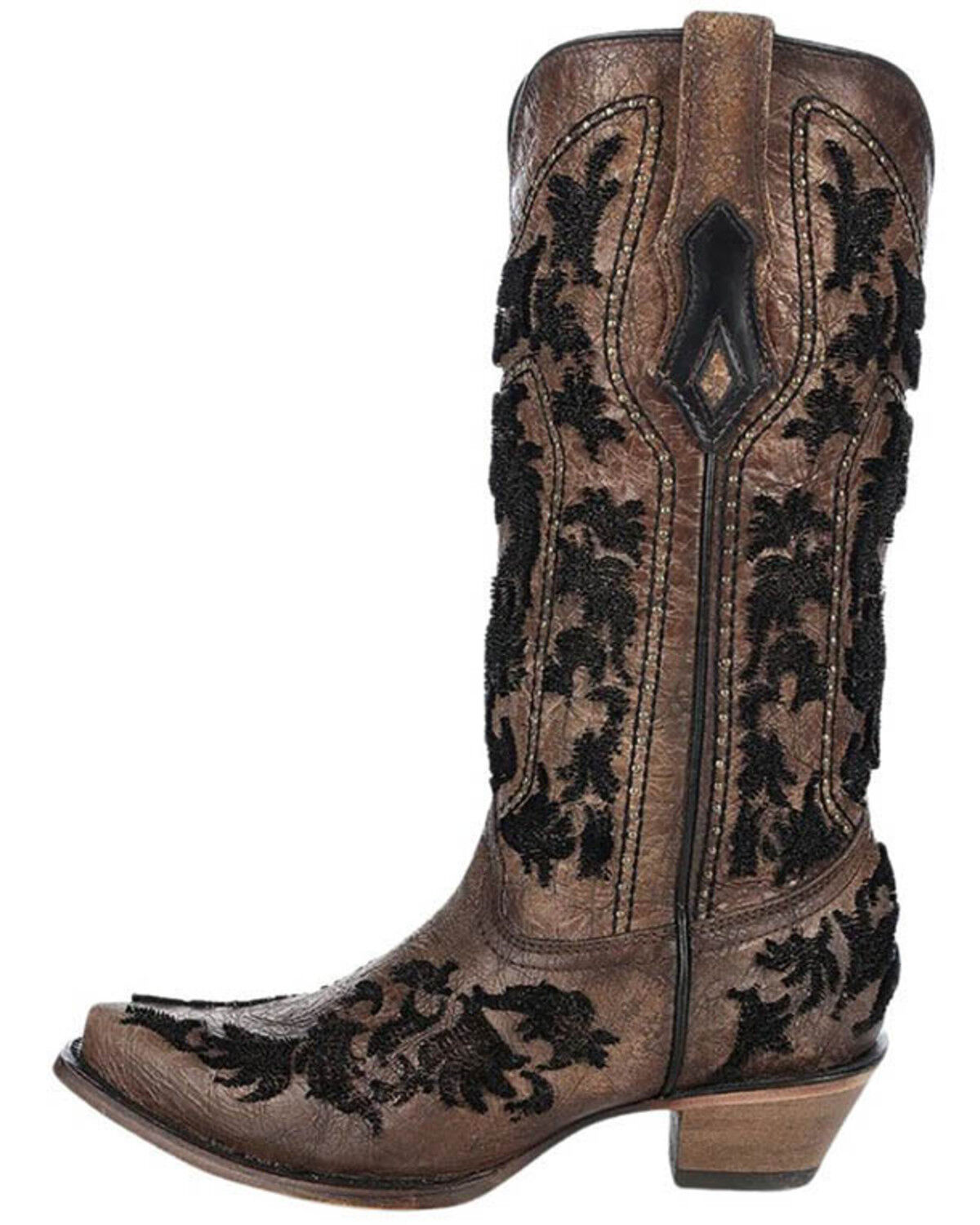 Corral Women's Crackled Bristle Western Boots - Snip Toe