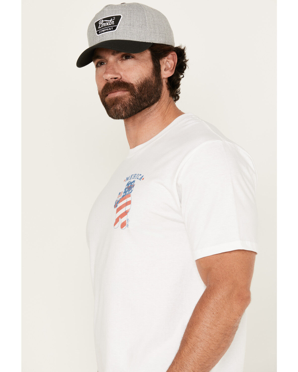 Riot Society Men's Merica Bear Short Sleeve Graphic T-Shirt