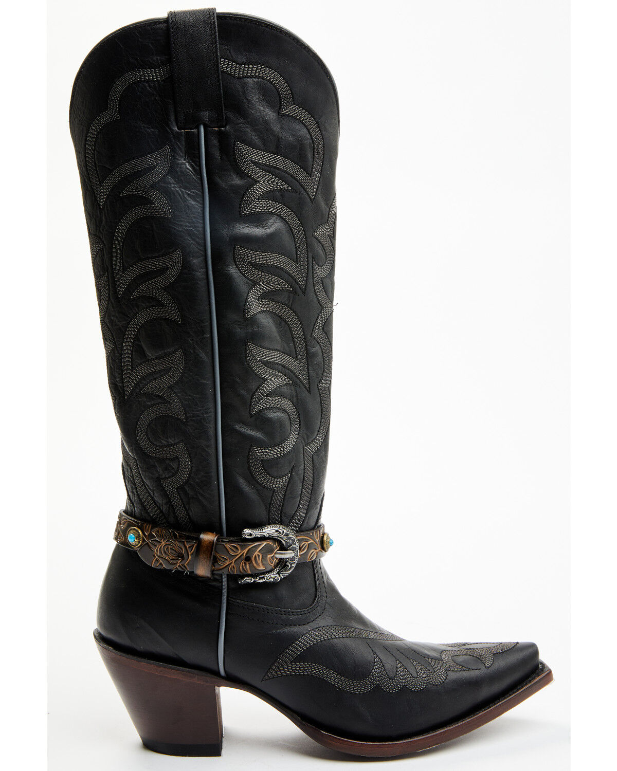 Boot Barn Women's Concho Tooled Strap Boot Jewelry
