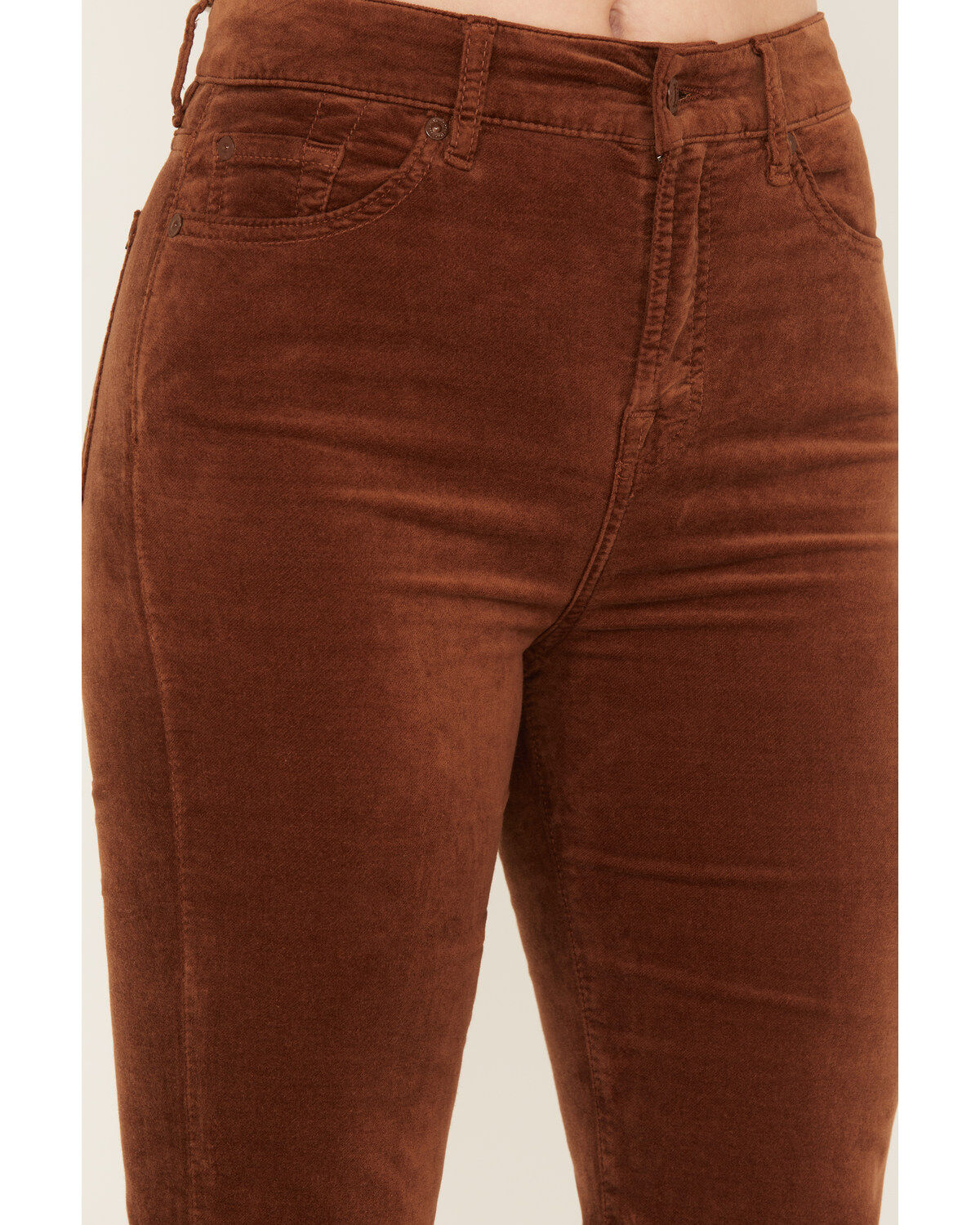 7 For All Mankind Women's High Rise Velvet Lisha Bootcut Jeans