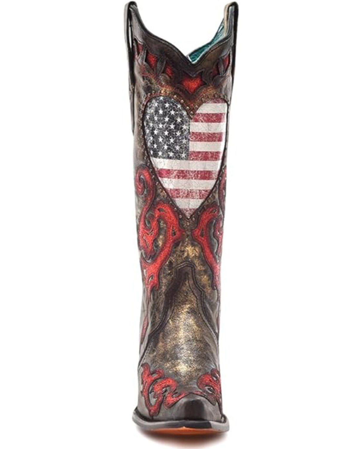 Corral Women's Stars And Stripes Embroidered Western Boots - Snip Toe