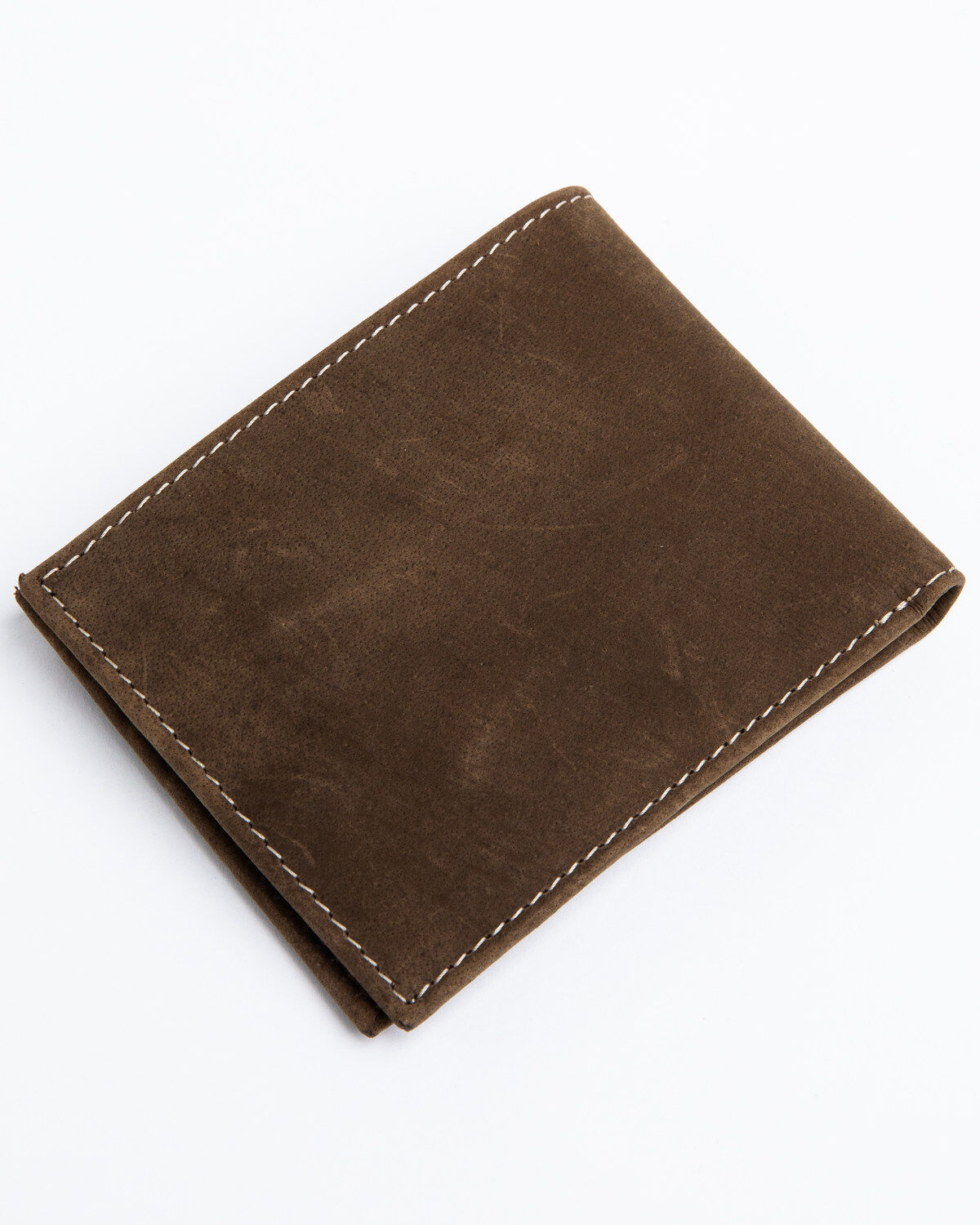 Cody James Men's Brown Horizontal Bi-Fold Leather Wallet