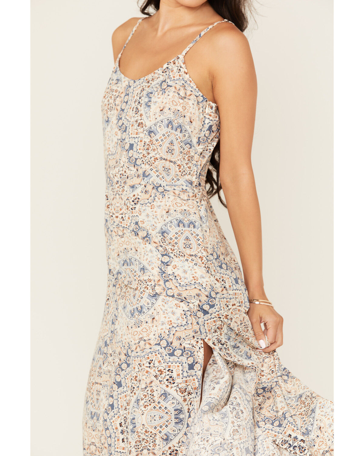 Wrangler Retro Women's Floral Print Sleeveless Midi Dress